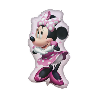ballon alu 89 Ballon aluminium géant MINNIE (89cm-rose) – Image 1