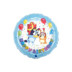 Ballon aluminium Happy Birthday BLUEY