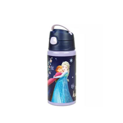 gourde pop up alu Gourde pop up aluminium REINE DES NEIGES 2 (500ml) – Image 1