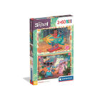 2 puzzles 60pcs STITCH
