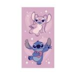 Drap de bain STITCH & ANGEL (micro-rose))