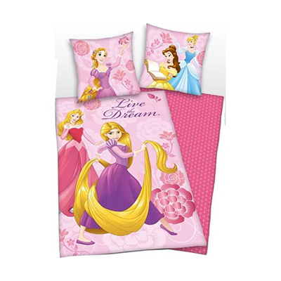 parure-housse-de-couette-princesse-disney Parure housse de couette + taie Raiponce PRINCESSES DISNEY – Image 1