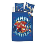 Parure housse de couette + taie SONIC "Final Battle" (coton)