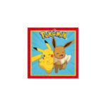 20 serviettes à jeter POKEMON