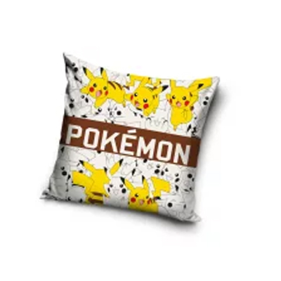 housse coussin Housse de coussin velours Pikachu POKEMON – Image 1