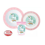 Set déjeuner 3pcs micro LICORNE
