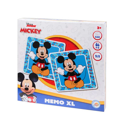 MEMO Jeu de mémoire 24pcs XL MICKEY – Image 1