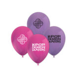 8 ballons latex K-POP DEMON HUNTERS