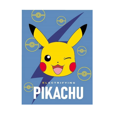 couverture pikachu Couverture microflannelle Pikachu Pokemon – Image 1