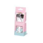 Set de 2 couverts LICORNE en coffret (inox)