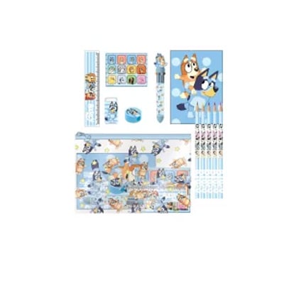papet trousse Set papeterie dans sa grande trousse BLUEY – Image 1