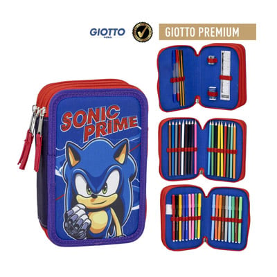 trousse garnie3 Trousse garnie 3 compartiments SONIC Prime – Image 1