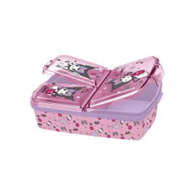 boite 3 comp Boîte à goûter 3 compartiments HELLO KITTY – Image 1