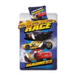 Parure housse de couette + taie CARS Race Madness (coton)