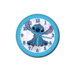 Réveil mural STITCH (bleu)