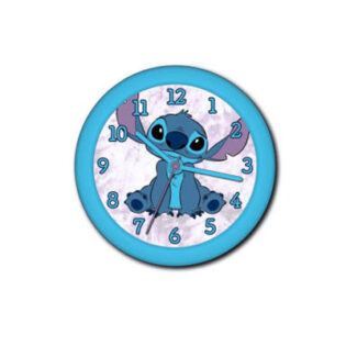 Réveil mural STITCH (bleu)