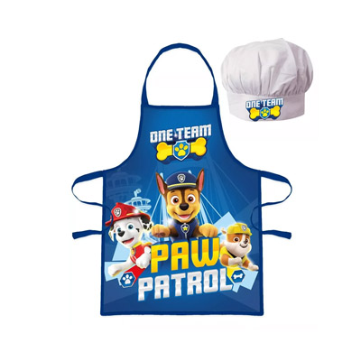 tablier one teal Set tablier+toque PATPATROUILLE One Team – Image 1