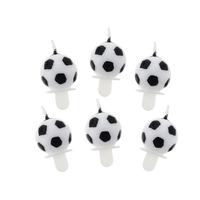 6 bougies 2 6 petites bougies FOOTBALL – Image 1