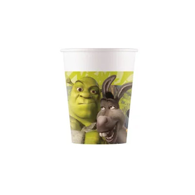 8 timbales 8 timbales à jeter SHREK – Image 1