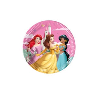 8 assiettes à jeter PRINCESSES DISNEY Create Your World (20cm)