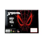 Bloc à dessin 30 feuilles + autocollants SPIDERMAN World of Webs