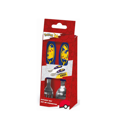 couverts inox Set de 2 couverts POKEMON en coffret (inox) – Image 1