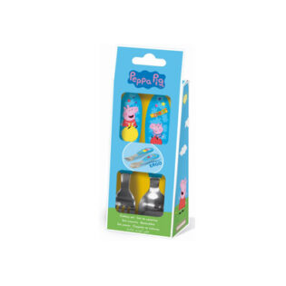 Set de 2 couverts PEPPA PIG en coffret (inox)