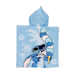 Poncho de bain à capuche STITCH Ice Cream