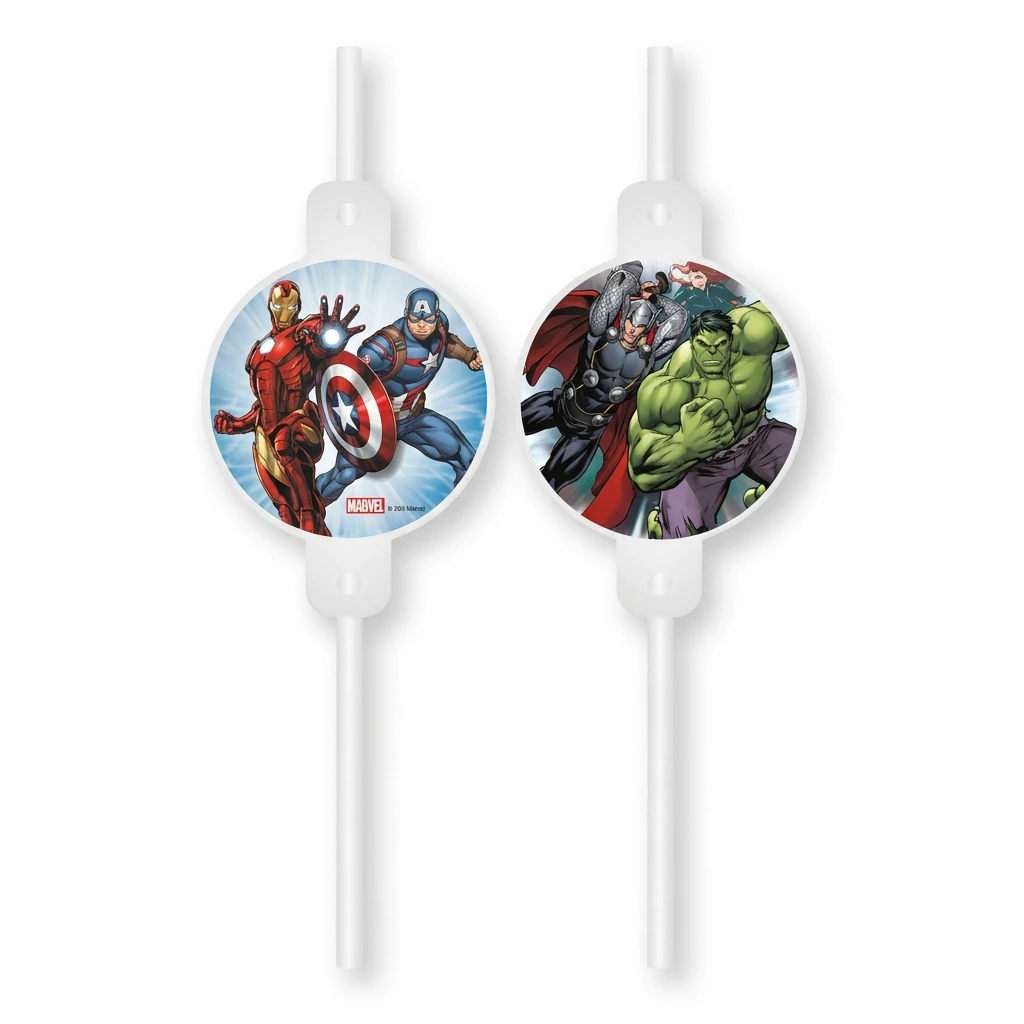 4 pailles AVENGERS