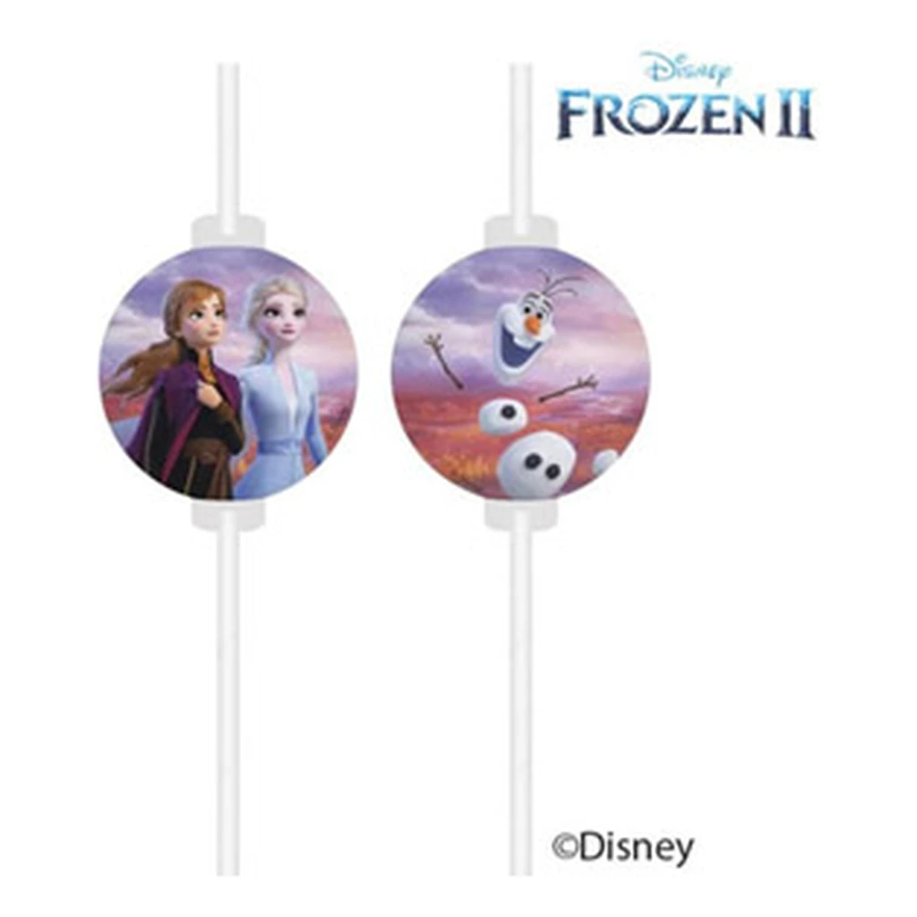4 pailles REINE DES NEIGES 2