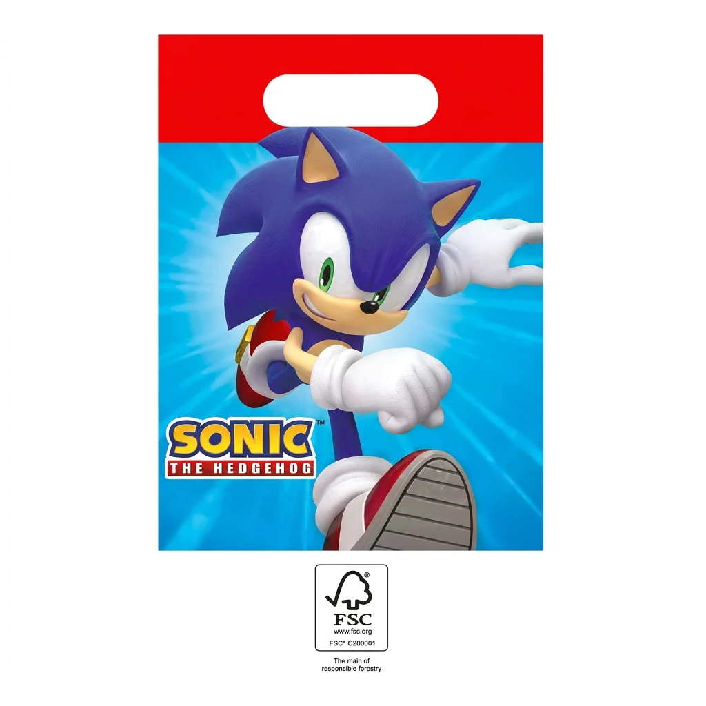 4 sacs en papier SONIC