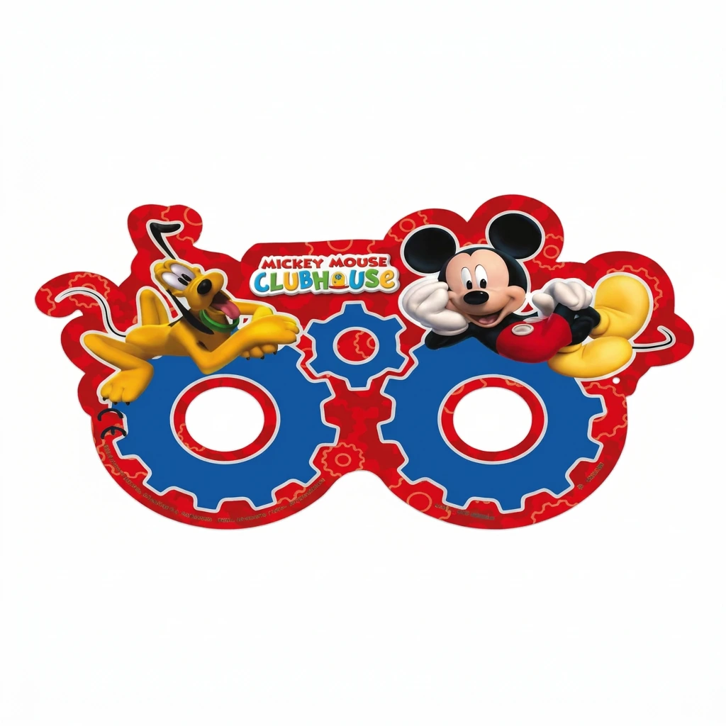 6 masques de fête MICKEY CLUB HOUSE