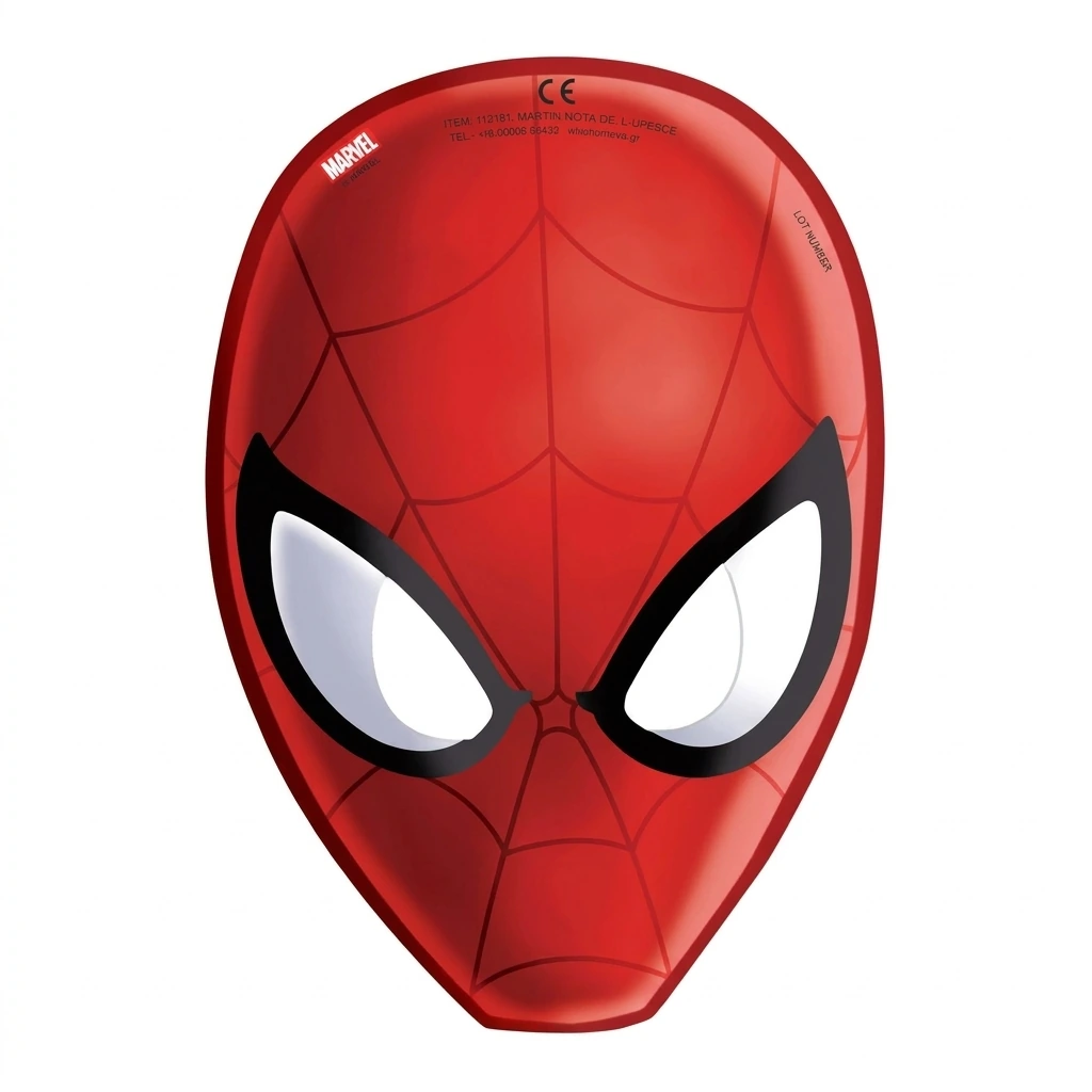 6 masques de fête SPIDERMAN