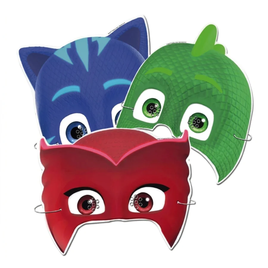 6 masques PYJAMASQUES