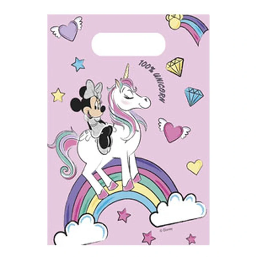 6 sacs à bonbon MINNIE LICORNE