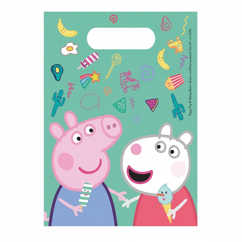6 sacs à bonbon PEPPA PIG