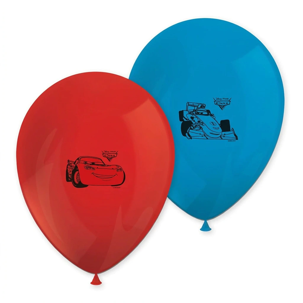 8 ballons latex CARS