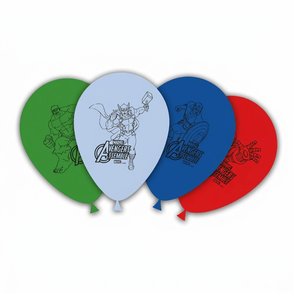 8 ballons latex AVENGERS