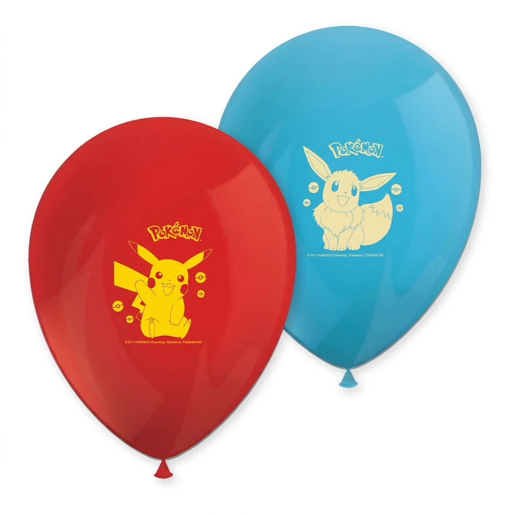 8 ballons latex POKEMON