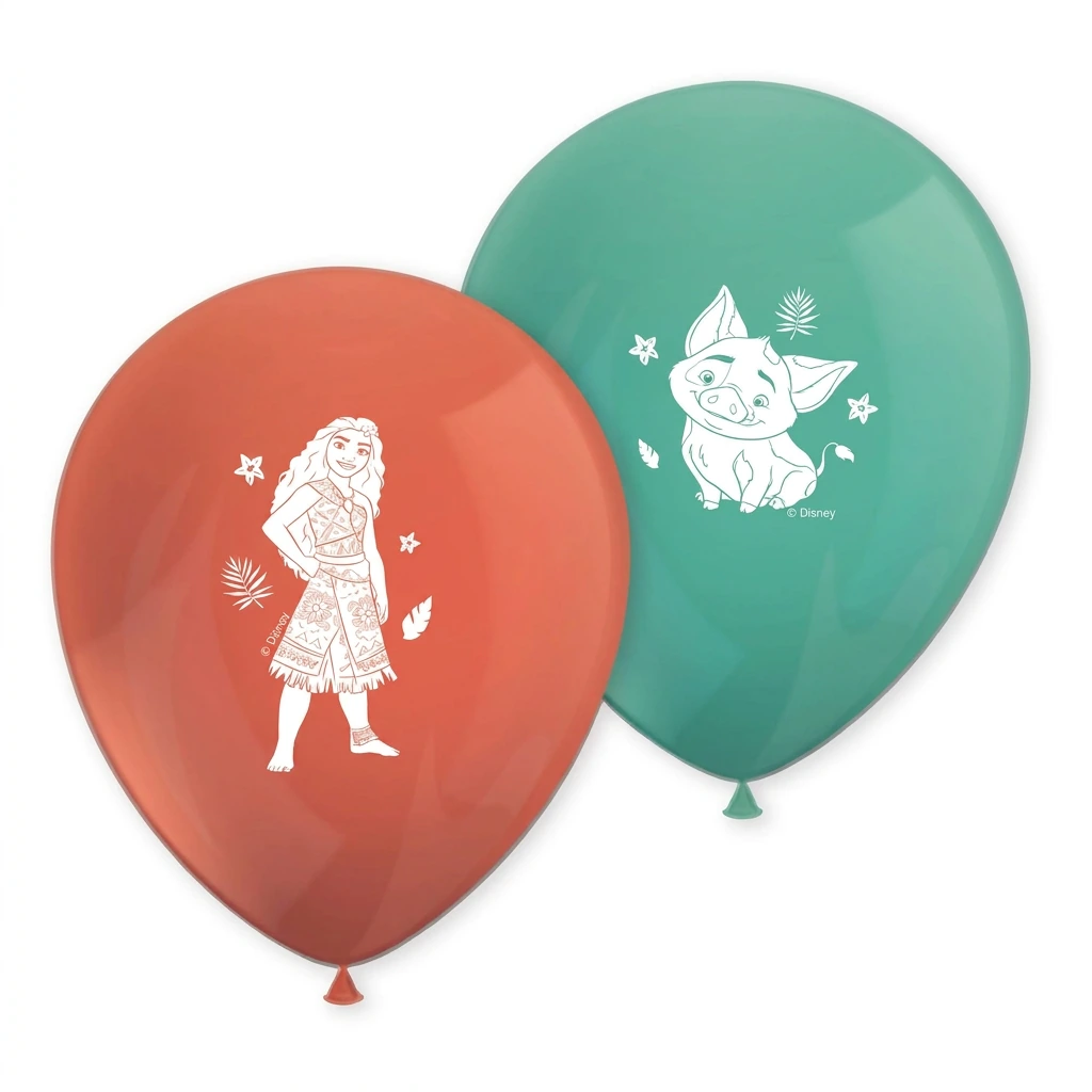 8 ballons latex VAIANA 2