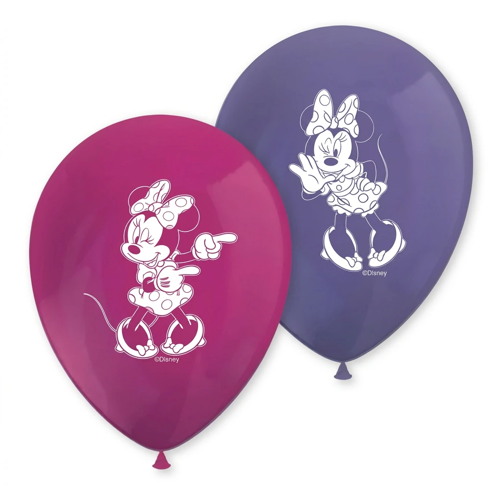 8 ballons latex MINNIE JUNIOR