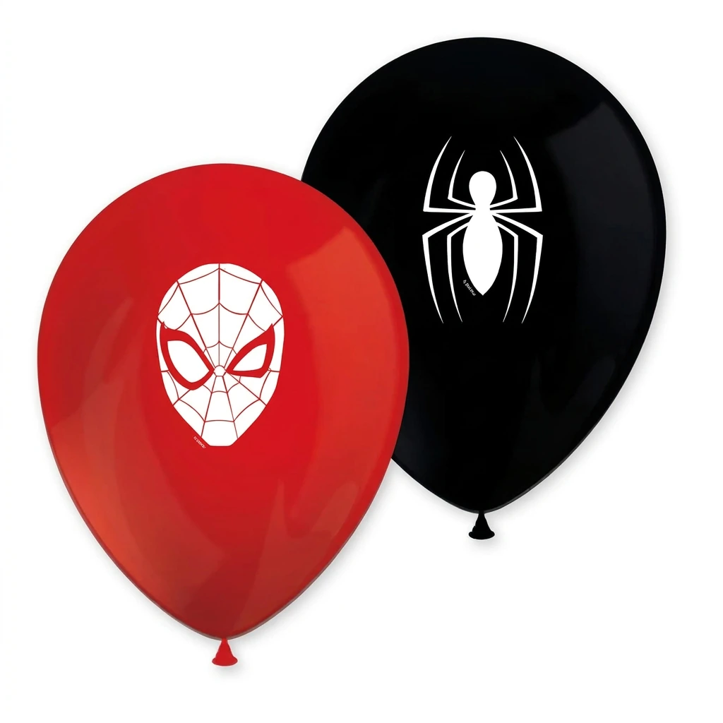 8 ballons latex SPIDERMAN