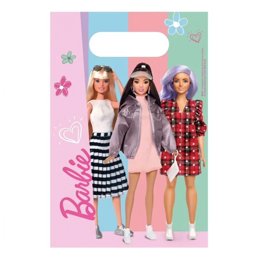 8 sacs à bonbon BARBIE SWEET LIFE