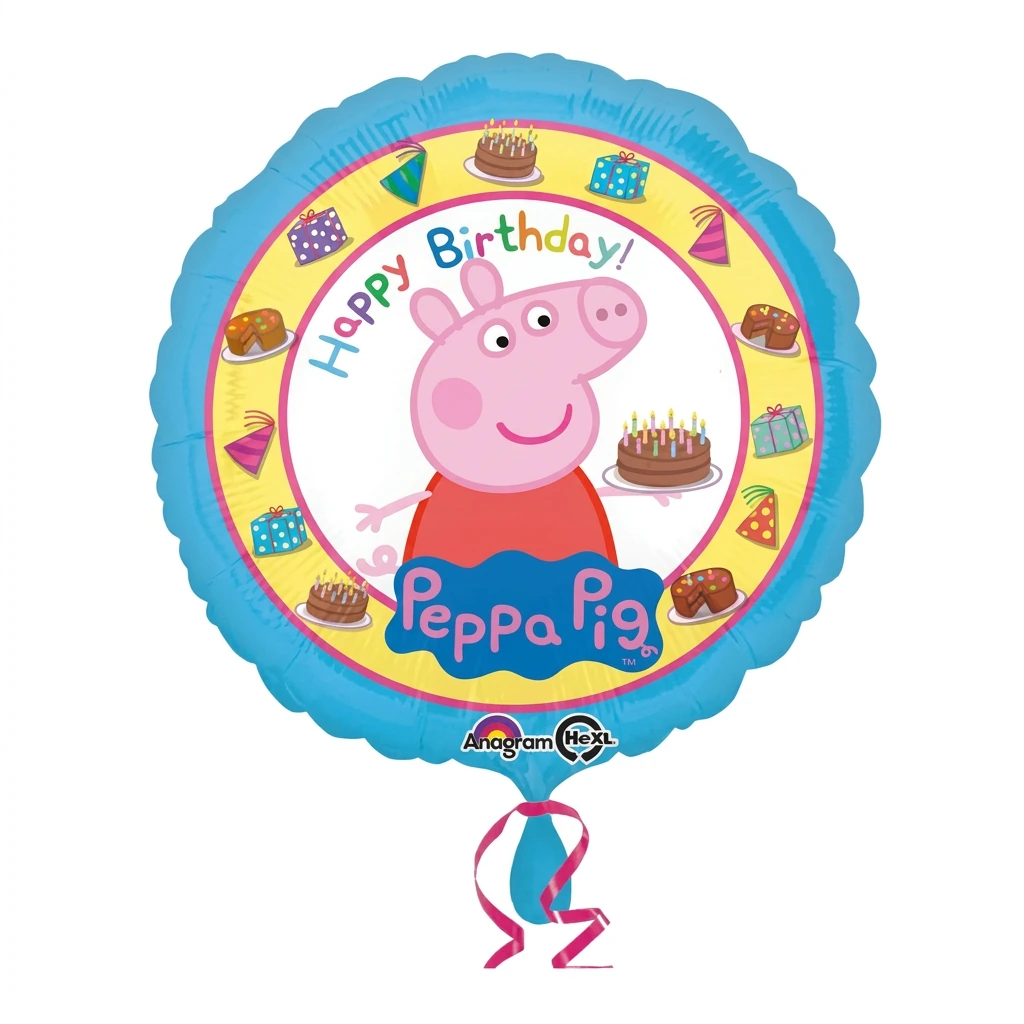 Ballon aluminium Happy Birthday PEPPA PIG