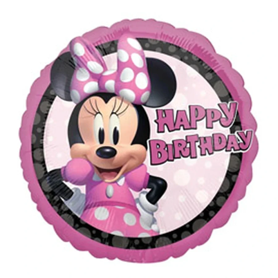 Ballon aluminium Happy Birthday MINNIE