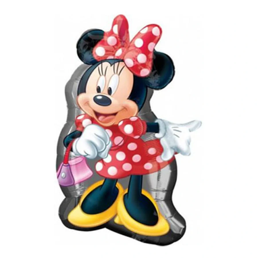 Ballon aluminium MINNIE 81cm (rouge)