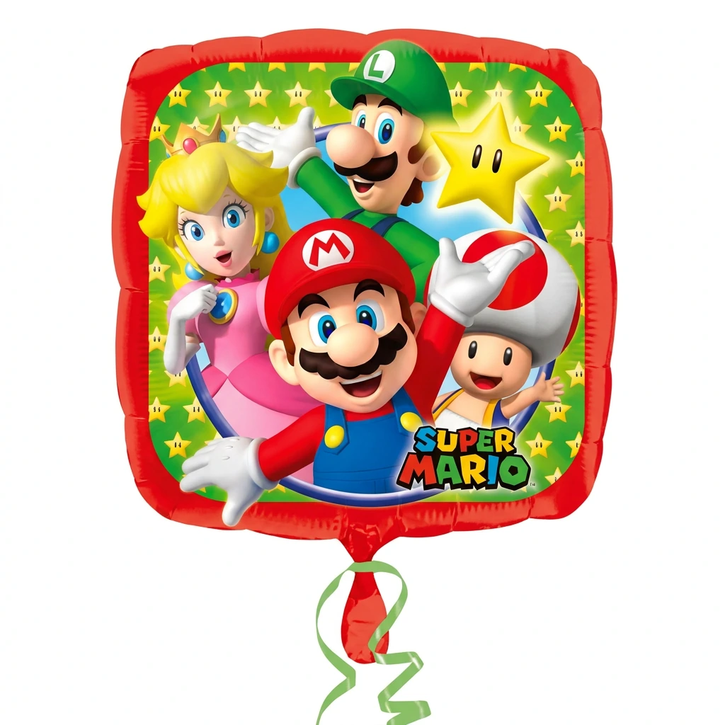 Ballon aluminium SUPER MARIO