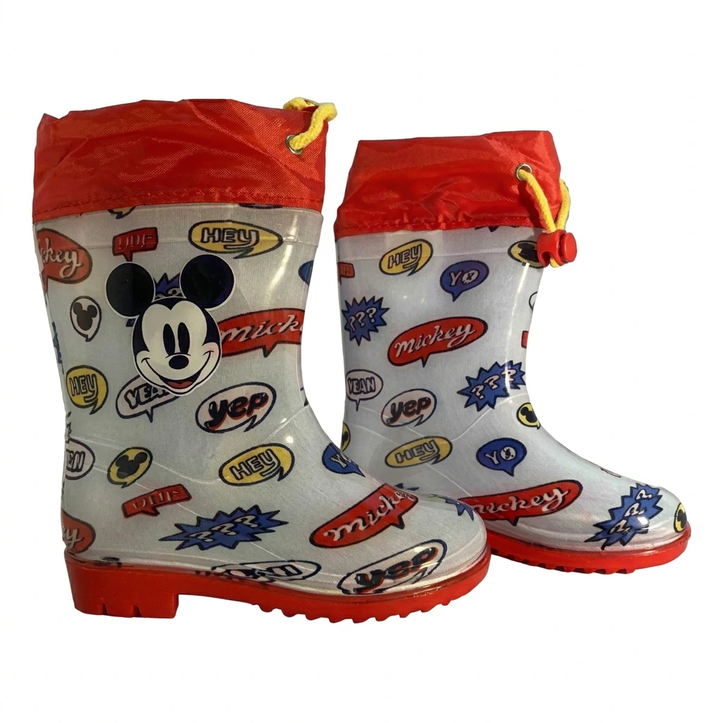 Bottes de pluie MICKEY (rouge)