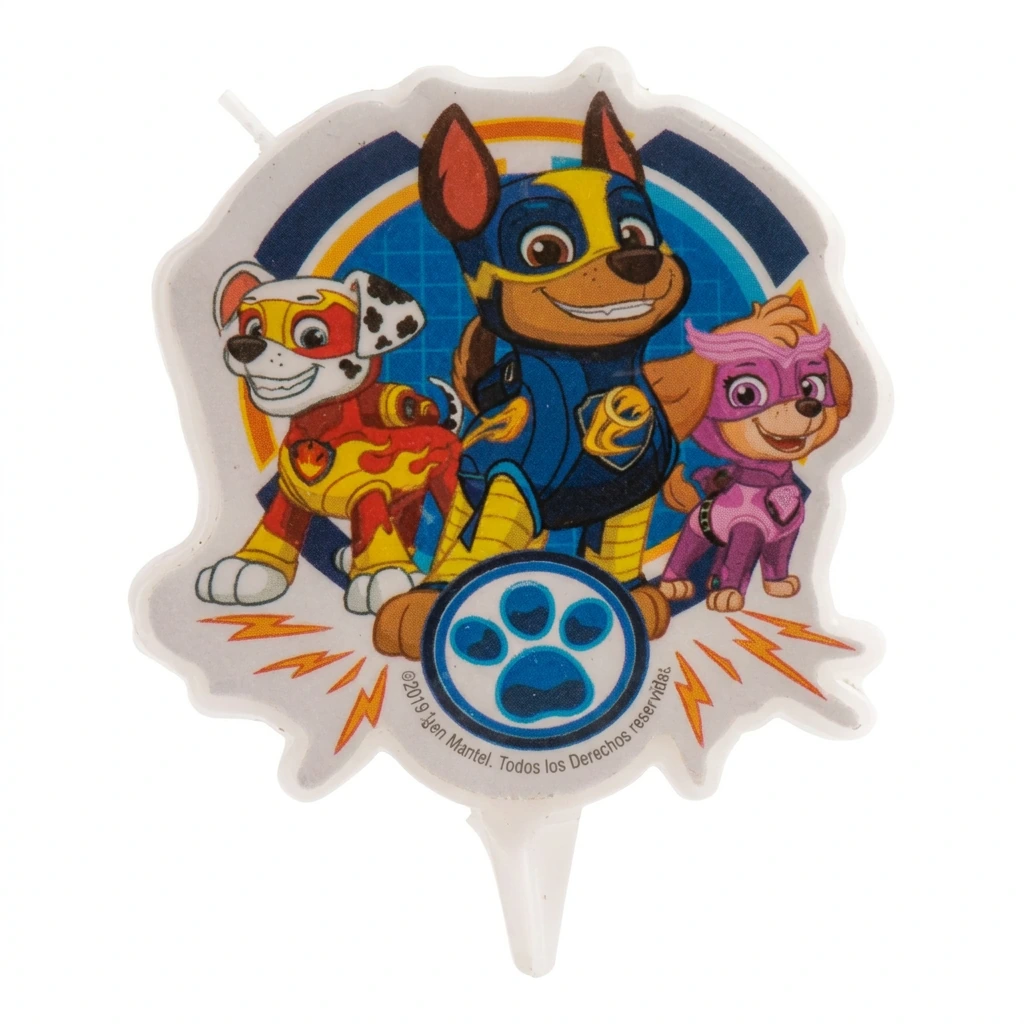 Bougie d'anniversaire 3D PATPATROUILLE
