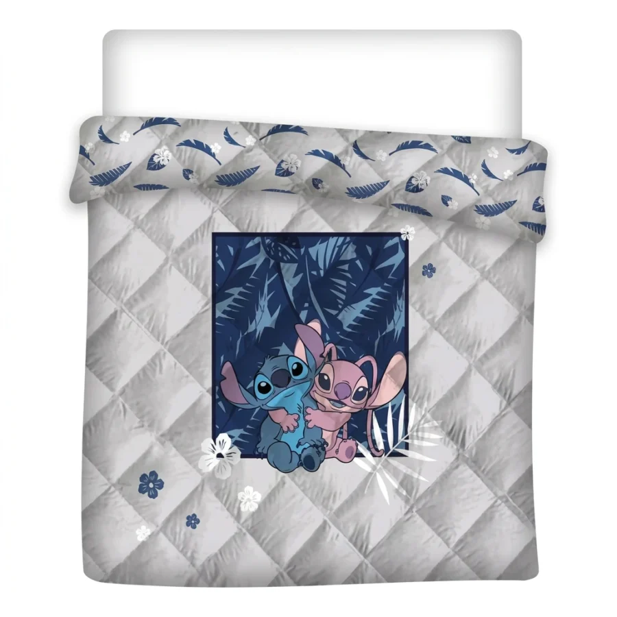 Couette STITCH (2 places/blanc)